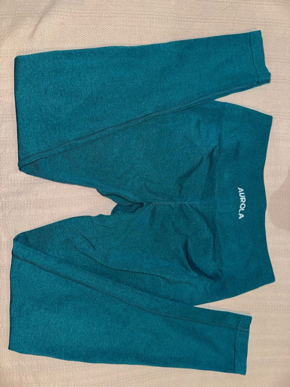 Aurqla Teal Seamless High-Rise Leggings